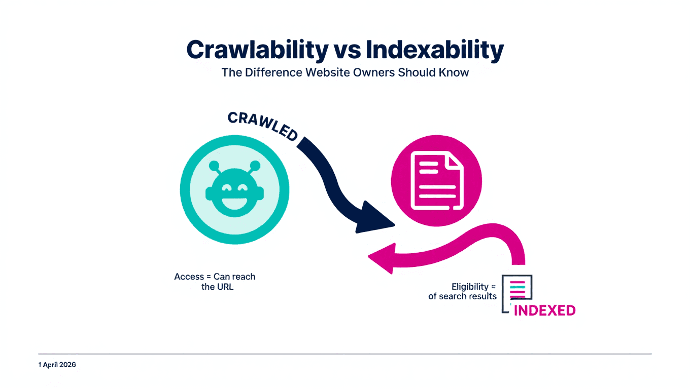 Crawlability vs Indexability: What’s the Difference?